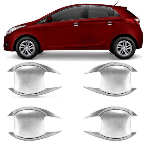 Aplique Concha Maçaneta Cromado HB20 Hatch 2013 a 2019 4 Portas Sem Furo - Serauto Menor preço em Aplique Concha Maçaneta Cromado HB20 Hatch 2013 a 2019 4 Portas Sem Furo - Serauto
