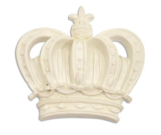 Aplique Coroa Imperial Rei 10x10,5x2,5cm - Resina - Resinas Menor preço em Aplique Coroa Imperial Rei 10x10,5x2,5cm - Resina - Resinas