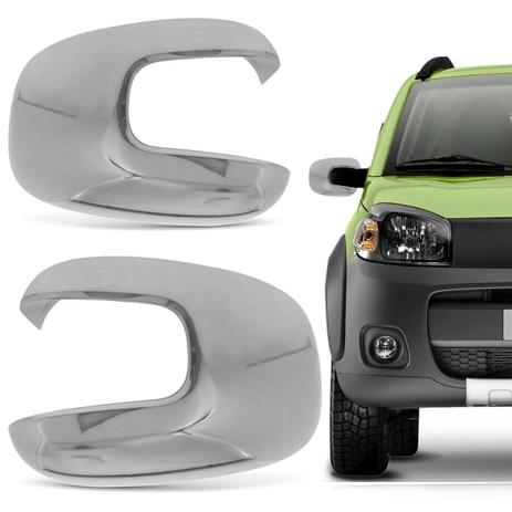 Aplique Cromado Capa do Retrovisor Novo Uno 2010 a 2018 Fácil Aplicação com Dupla Face - Serauto Menor preço em Aplique Cromado Capa do Retrovisor Novo Uno 2010 a 2018 Fácil Aplicação com Dupla Face - Serauto
