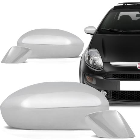Aplique Cromado Capa Retrovisor Fiat 500 09 a 13 Punto 07 a 13 Linea 08 a 13 Encaixe Sob Medida - Shekparts Menor preço em Aplique Cromado Capa Retrovisor Fiat 500 09 a 13 Punto 07 a 13 Linea 08 a 13 Encaixe Sob Medida - Shekparts