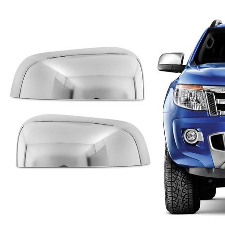 Aplique Cromado Capa Retrovisor Ford Ranger 2013 a 2015 Fácil Aplicação Acabamento Perfeito - Shekparts Menor preço em Aplique Cromado Capa Retrovisor Ford Ranger 2013 a 2015 Fácil Aplicação Acabamento Perfeito - Shekparts