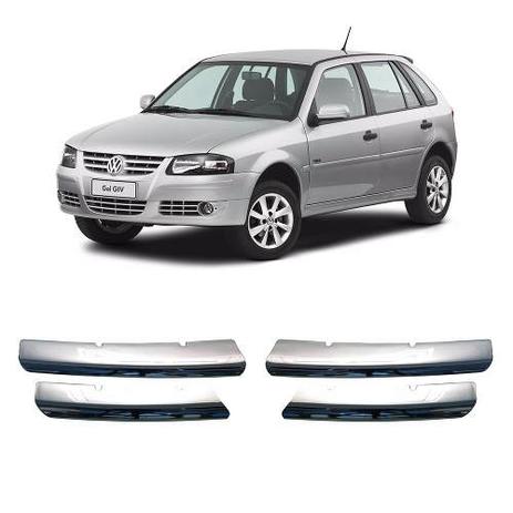 Aplique Cromado Gol G4 2006 A 2008 Capa Grade Dianteira - Shekparts Menor preço em Aplique Cromado Gol G4 2006 A 2008 Capa Grade Dianteira - Shekparts