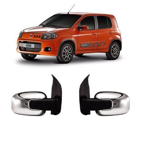 Menor preço em Aplique Cromado Novo Uno 2010 A 2018 Capa Retrovisor Par - Shekparts