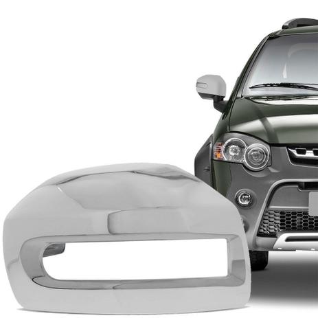 Aplique Cromado para Retrovisor Fiat Palio Weekend Strada Idea Adventure Locker 2008 em diante Lado Esquerdo - Shekparts Menor preço em Aplique Cromado para Retrovisor Fiat Palio Weekend Strada Idea Adventure Locker 2008 em diante Lado Esquerdo - Shekparts