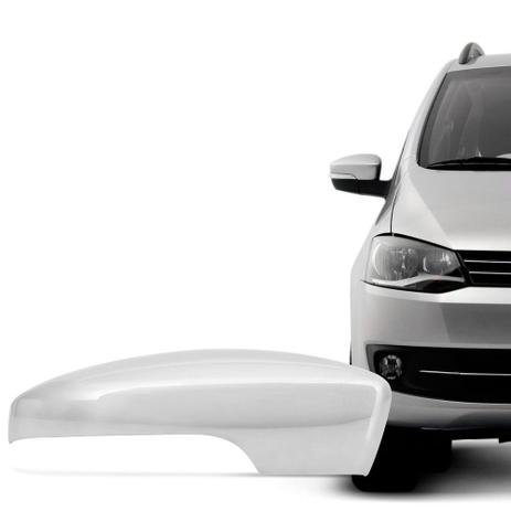 Aplique Cromado para Retrovisor Gol Voyage Saveiro 2012 em diante Fox 2010 com Pisca Lado Esquerdo - Shekparts Menor preço em Aplique Cromado para Retrovisor Gol Voyage Saveiro 2012 em diante Fox 2010 com Pisca Lado Esquerdo - Shekparts