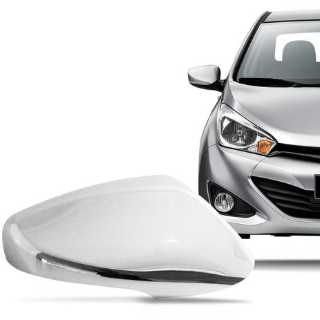 Aplique Cromado para Retrovisor Hyundai Hb20 2013 a 2015 com Pisca Lado Esquerdo - Shekparts Menor preço em Aplique Cromado para Retrovisor Hyundai Hb20 2013 a 2015 com Pisca Lado Esquerdo - Shekparts