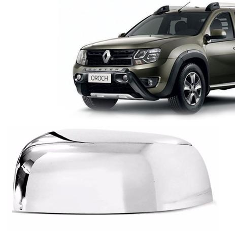 Aplique Cromado para Retrovisor Renault Duster Oroch 2015 em diante Lado Esquerdo - Shekparts Menor preço em Aplique Cromado para Retrovisor Renault Duster Oroch 2015 em diante Lado Esquerdo - Shekparts