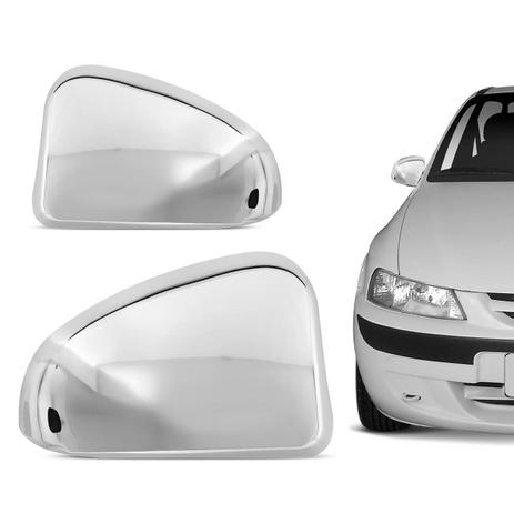 Aplique Cromado Retrovisor Chevrolet Celta 2000 a 2006 Fácil Instalação Encaixe Sob Medida - Serauto Menor preço em Aplique Cromado Retrovisor Chevrolet Celta 2000 a 2006 Fácil Instalação Encaixe Sob Medida - Serauto