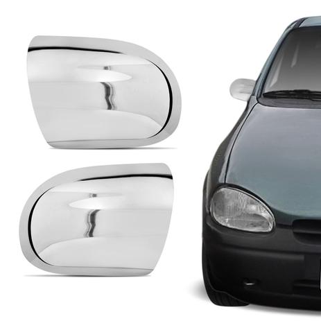 Aplique Cromado Retrovisor Chevrolet Corsa 1994 a 2001 Fácil Instalação Encaixe Sob Medida - Serauto Menor preço em Aplique Cromado Retrovisor Chevrolet Corsa 1994 a 2001 Fácil Instalação Encaixe Sob Medida - Serauto