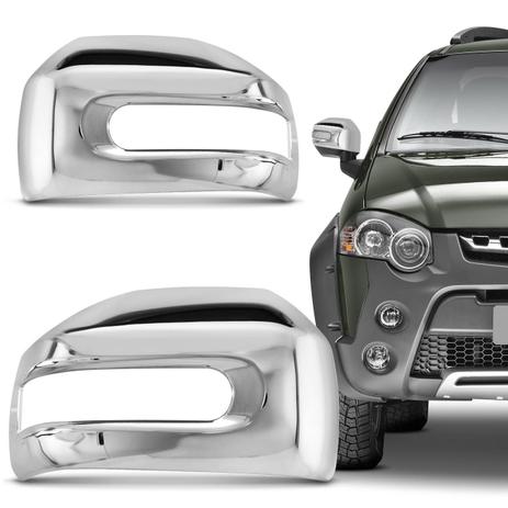Aplique Cromado Retrovisor Fiat Strada Palio Idea Adventure Locker 2009 a 2015 com Pisca Dupla Face - Shekparts Menor preço em Aplique Cromado Retrovisor Fiat Strada Palio Idea Adventure Locker 2009 a 2015 com Pisca Dupla Face - Shekparts