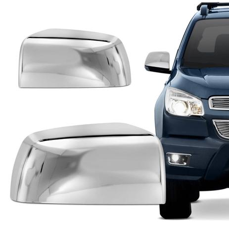 Aplique Cromado Retrovisor Nova S10 2012 a 2019 Encaixe Perfeito - Serauto Menor preço em Aplique Cromado Retrovisor Nova S10 2012 a 2019 Encaixe Perfeito - Serauto