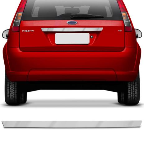 Aplique Cromado Tampa Porta Malas Fiesta Hatch 2002 a 2009 Encaixe Perfeito Dupla Face - Serauto Menor preço em Aplique Cromado Tampa Porta Malas Fiesta Hatch 2002 a 2009 Encaixe Perfeito Dupla Face - Serauto