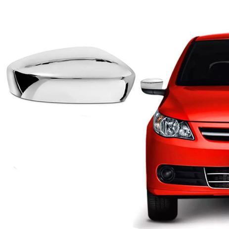 Aplique de Retrovisor Cromado Gol Voyage G5 2008 a 2012 Sem Pisca Lado Direito - Shekparts Menor preço em Aplique de Retrovisor Cromado Gol Voyage G5 2008 a 2012 Sem Pisca Lado Direito - Shekparts
