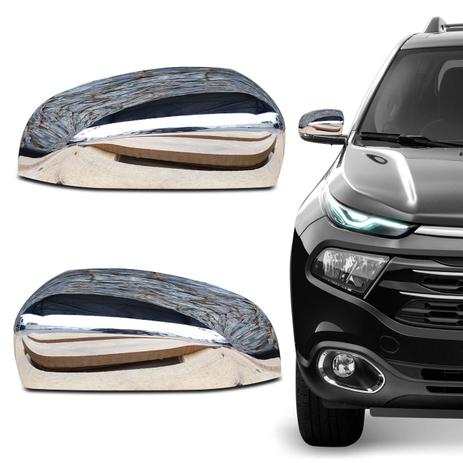 Aplique de Retrovisor Cromado Toro 2016 a 2019 Acabamento Perfeito - Shekparts Menor preço em Aplique de Retrovisor Cromado Toro 2016 a 2019 Acabamento Perfeito - Shekparts