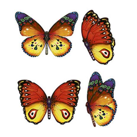 Aplique Decoupage Litoarte APM3-125 em Papel e MDF 3cm Borboletas Laranja Menor preço em Aplique Decoupage Litoarte APM3-125 em Papel e MDF 3cm Borboletas Laranja