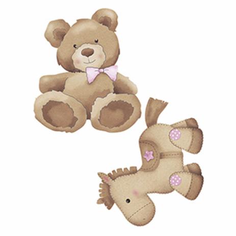 Aplique Decoupage Litoarte APM4-278 em Papel e MDF 4cm Urso e Cavalinho Menor preço em Aplique Decoupage Litoarte APM4-278 em Papel e MDF 4cm Urso e Cavalinho