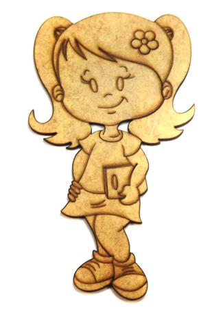 Aplique em MDF Garota Livro 27x15,5cm - Palácio da Arte é ruim? Aplique em MDF Garota Livro 27x15,5cm - Palácio da Arte é boa?