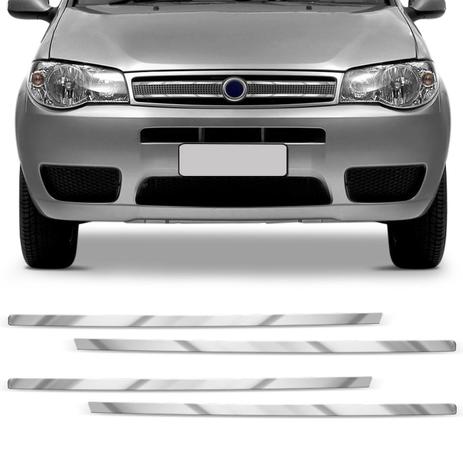 Aplique Friso Grade Cromada Fiat Palio Siena Strada G3 2003 a 2015 Material Rígido Fácil Instalação - Autech Menor preço em Aplique Friso Grade Cromada Fiat Palio Siena Strada G3 2003 a 2015 Material Rígido Fácil Instalação - Autech