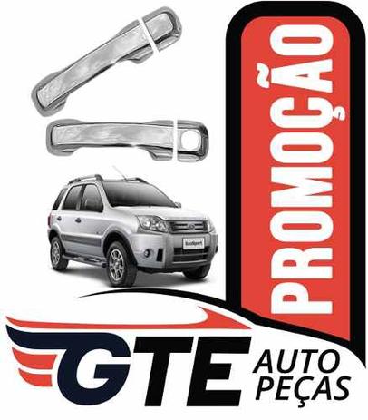 Menor preço em Aplique Macaneta Externa Ecosport 12/... 4 Portas Cromado - New kar