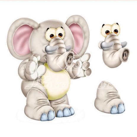 Aplique Madeira e Papel 3D Elefante LDMPC-012 - Litocart Menor preço em Aplique Madeira e Papel 3D Elefante LDMPC-012 - Litocart