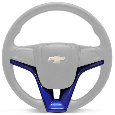 Aplique Moldura Volante Modelo Cruze Onix Azul - Cvd Menor preço em Aplique Moldura Volante Modelo Cruze Onix Azul - Cvd
