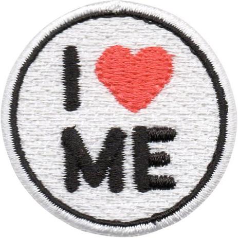 Aplique Patch Bordado Modinha I Love Me - Eu me amo DV80753- - Universo talysma bordados Menor preço em Aplique Patch Bordado Modinha I Love Me - Eu me amo DV80753- - Universo talysma bordados