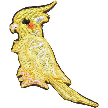Aplique Patch Bordado Modinha Pássaro - Calopsita DV80768- - Universo talysma bordados Menor preço em Aplique Patch Bordado Modinha Pássaro - Calopsita DV80768- - Universo talysma bordados