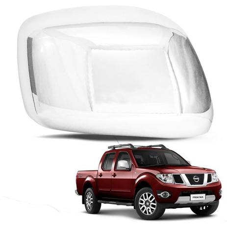Aplique Retrovisor Frontier 2008 a 2016 Cromado Lado Direito - Shekparts Menor preço em Aplique Retrovisor Frontier 2008 a 2016 Cromado Lado Direito - Shekparts