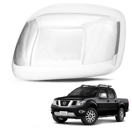 Aplique Retrovisor Frontier 2008 a 2016 Cromado Lado Esquerdo - Shekparts Menor preço em Aplique Retrovisor Frontier 2008 a 2016 Cromado Lado Esquerdo - Shekparts