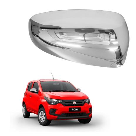 Aplique Retrovisor Palio Grand Siena Mobi 2012 a 2019 Cromado LD - Shekparts Menor preço em Aplique Retrovisor Palio Grand Siena Mobi 2012 a 2019 Cromado LD - Shekparts