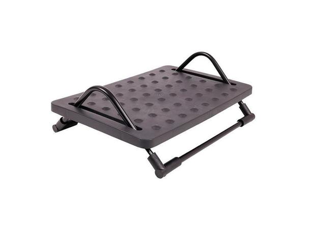 Apoio ergonômico para os pés Antiderrapante com Regulagem Preto - Resolve é boa?