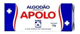 Apolo Algodão Caixinha 100g (Kit C/06) Menor preço em Apolo Algodão Caixinha 100g (Kit C/06)