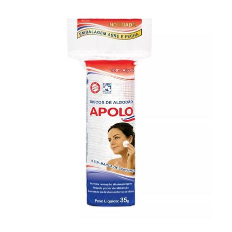 Apolo Algodão Disco Ziplock 35g Menor preço em Apolo Algodão Disco Ziplock 35g