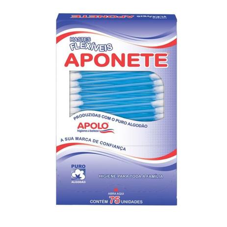 Apolo Aponete Hastes Flexíveis C/75 Menor preço em Apolo Aponete Hastes Flexíveis C/75