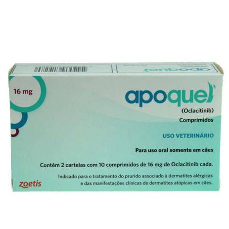 Apoquel 16 Mg 20 Comprimidos - Zoetis Menor preço em Apoquel 16 Mg 20 Comprimidos - Zoetis