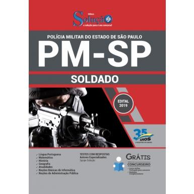 Apostila PM-SP - 2019 - Soldado - Editora Solução Menor preço em Apostila PM-SP - 2019 - Soldado - Editora Solução
