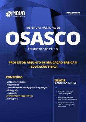 Apostila Prefeitura de Osasco - SP 2019 - Professor Adjunto de Educação Básica II - Educação Física - Editora Nova Menor preço em Apostila Prefeitura de Osasco - SP 2019 - Professor Adjunto de Educação Básica II - Educação Física - Editora Nova