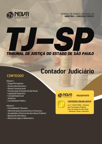 Apostila Tj-sp 2018 - Contador - Editora Nova Menor preço em Apostila Tj-sp 2018 - Contador - Editora Nova