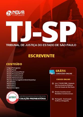 Apostila TJ-SP 2019 - Escrevente - Editora Nova Menor preço em Apostila TJ-SP 2019 - Escrevente - Editora Nova