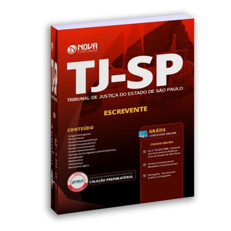 Apostila Tribunal De Justiça Tj-Sp 2019 - Escrevente - Editora nova oficial Menor preço em Apostila Tribunal De Justiça Tj-Sp 2019 - Escrevente - Editora nova oficial