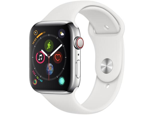 Apple Watch Series 4 44mm GPS + Cellular Wi-Fi - Bluetooth Pulseira Esportiva 16GB