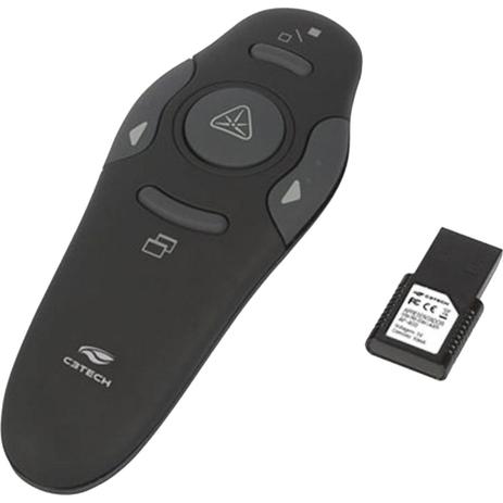 Apresentador de Slides Wireless Apontador Laser AP-400 Preto C3TECH Menor preço em Apresentador de Slides Wireless Apontador Laser AP-400 Preto C3TECH