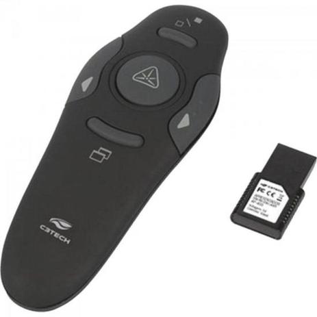 Apresentador Laser Wireless Ap-400 Preto C3tech - DUPL - Super25 Menor preço em Apresentador Laser Wireless Ap-400 Preto C3tech - DUPL - Super25