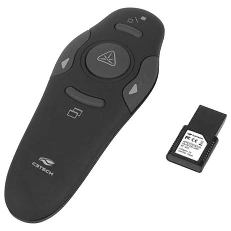 Apresentador Laser Wireless Para Slides Preto AP400 C3TECH Menor preço em Apresentador Laser Wireless Para Slides Preto AP400 C3TECH