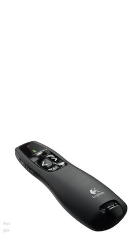Apresentador Multimídia Laser Pointer Logitech R400 - Receptor USB sem fio de alcance até 15m Menor preço em Apresentador Multimídia Laser Pointer Logitech R400 - Receptor USB sem fio de alcance até 15m