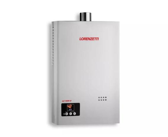 Aquecedor a Gás - Lorenzetti LZ 1600D - 15L - C/ Instalação em SP - Gás de Natural (GN) Menor preço em Aquecedor a Gás - Lorenzetti LZ 1600D - 15L - C/ Instalação em SP - Gás de Natural (GN)