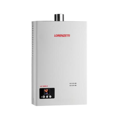 Aquecedor a Gás Lorenzetti LZ-1600D 15L GLP Digital Menor preço em Aquecedor a Gás Lorenzetti LZ-1600D 15L GLP Digital