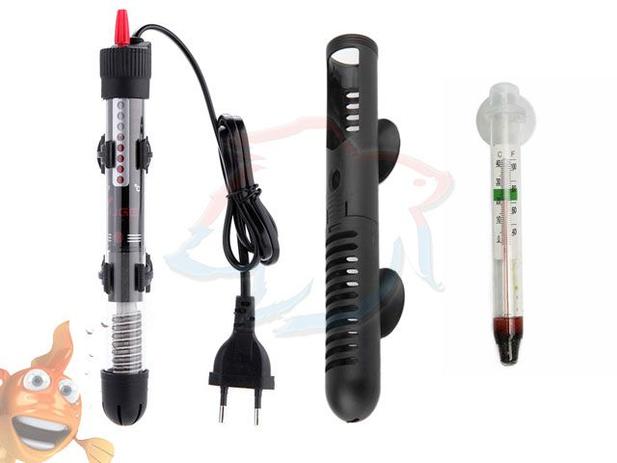 Aquecedor Automático Aquário 50W 110v +Termômetro+Protetor - Betta e cia Menor preço em Aquecedor Automático Aquário 50W 110v +Termômetro+Protetor - Betta e cia