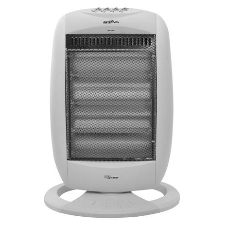 Aquecedor de Ambiente Halógeno Britânia AB1200, 1200 Watts, Branco Menor preço em Aquecedor de Ambiente Halógeno Britânia AB1200, 1200 Watts, Branco