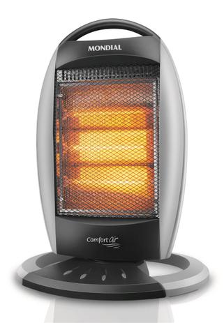 Aquecedor Halógeno Mondial Comfort Air A-07 Menor preço em Aquecedor Halógeno Mondial Comfort Air A-07